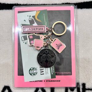Blackpink X Starbucks Limited Logo Charms Keychain